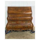 Antique Dutch Marquetry Desk
