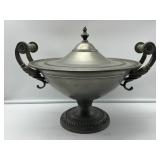 Tin-Koper Decorative Lidded Bowl -5744