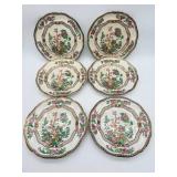 6 Antique Booths China Plates England