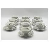Polish Floral Tea Cup and Saucer Set