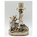 Meissen Porcelain Figural Candleholder-10441