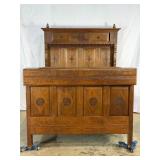 Unusual Country French Bed Wet Bar-9754