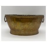 Oval Brass Tub/Planter-7995