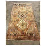 Vintage Hand-Knotted Qashghi Rug-1284