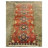 Vintage Hand-Knotted Hamedan Rug-1220