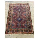 Vintage Hand-Knotted Kazak Rug-1232