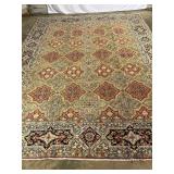 Vintage Hand-Knotted Kerman Rug-1278