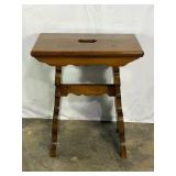 Walnut Stool-10337