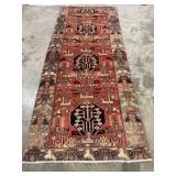 Vintage Hand-Knotted Hamedan Rug-1209