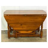 Drop-Leaf Fruitwood Table-9839