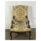 Antique Upholstered Armchair-9871