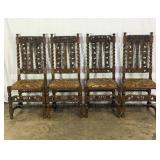 Set 4 Antique Chairs-10166