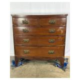 Antique Bow Front Chest