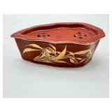 Ceramic Oriental Cricket Keeper with Lid