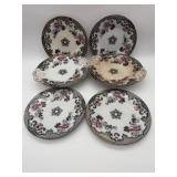6 Pcs Antique Plates