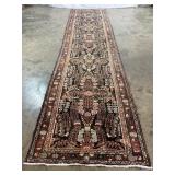 Vintage Hand-Knotted Hamedan Rug-1253
