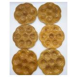 6 Keralux Boch Freres Majolica Plates-10238