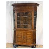 Antique Dutch Bookcase Cabinet-8690