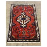 Vintage Hand-Knotted Zanjon Rug-1261