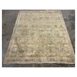 Vintage Hand-Knotted Tabriz Rug-1268