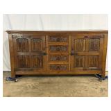 Linen Fold Sideboard -10432