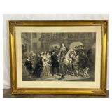 Large Antique Lithograph-9844