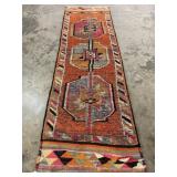 Vintage Handwoven Kazak Rug-1211