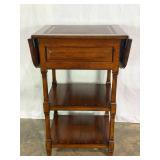 Side Table with Slide & Drawer-10094