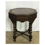 Antique Octagonal Side Table-10308