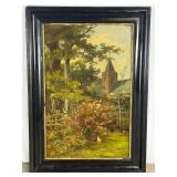 Antique Landscape Oil Painting-10229