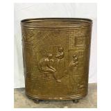 Embossed Brass Umbrella Stand-10275