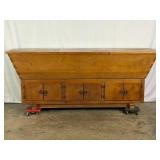 Large Oak Dough Bin -10451