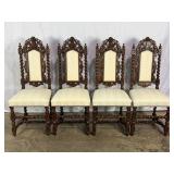 Set 4 Antique Chairs-10309