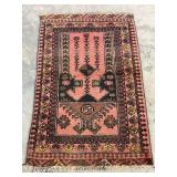 Vintage Handwoven Turkaman Rug-1270