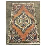 Vintage hand-Knotted Anatolian Rug-1276