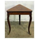 Antique Triangular Side Table-10434