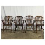 4 Antique Windsor Armchairs-10129