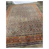 Vintage Hand-Knotted Mashkabad Rug-1180