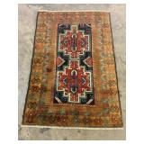 Vintage Handwoven Kazak Rug-1246
