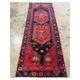 Vintage Hand-Knotted Zanjon Rug-1257