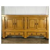 Vintage Solid Oak Cupboard-9729