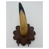 Mounted Horn Wall Hook-10239