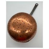 Antique Copper Colander-10292