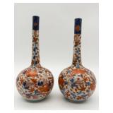 Pr Japanese Imari Bud Vases-10294