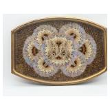 Vintage Framed Butterfly Wing Art Tray-10331