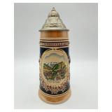 German Beer Stein with Pewter Lid-8020
