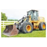 Online Only Auction Bid Now Thru Wednesday, May 27, 2026 - John Deere TC 62H Wheel Loader, John Deer