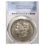 1894 US $1 Morgan Silver Dollar PCGS Graded KEY DATE