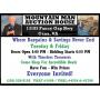 Public Auction - Tuesday - 6:00 PM