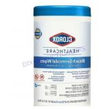 Clorox Bleach Wipes 1 pallet 10 cases of 6 tubs